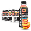 Protein2o Hydration Drink - 2-in-1 Liquid Clear Whey Protein Isolate and Electrolyte Drink - 15g Protein, Vitamins B5, B6 - Post-Workout Recovery - 16.9 Fl Oz - 12 Count Flavor Fusion Variety Pack