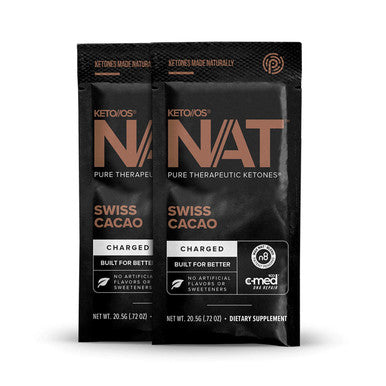 Keto//OS NATÃƒâ€šÃ‚Â® Swiss Cacao Keto Supplements Ãƒâ€šÃ¢â‚¬â€œ Charged - Exogenous Ketones - BHB Salts Ketogenic Supplement for Workout Energy Boost - Fat Burner Supplements for Men and Women (20 Count)