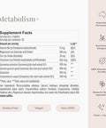 JSHealth Vitamins, Metabolism+ Formula, Healthy Natural Energy Support, Metabolism Maintenance Supplement (60 Capsules)