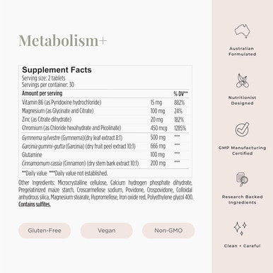 JSHealth Vitamins, Metabolism+ Formula, Healthy Natural Energy Support, Metabolism Maintenance Supplement (60 Capsules)