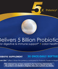 Nature's Way Probiotic Pearls Elite 5 Billion Active Probiotics, Shelf Stable, 30 Softgels