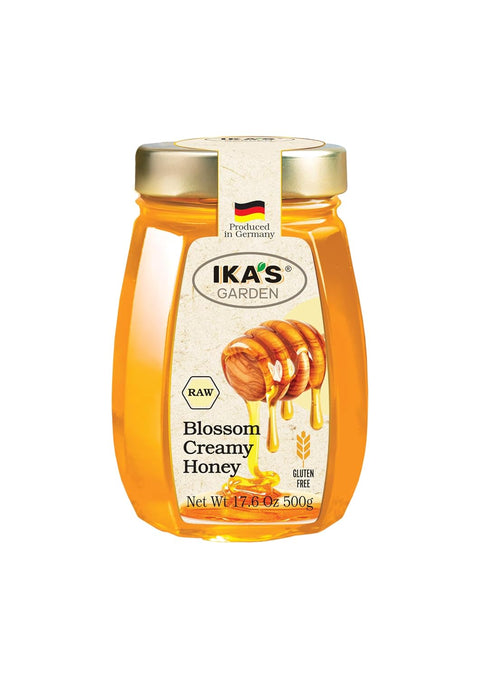 Ika's Garden Raw Manuka Honey with Blossom Honey - 100% Pure, Unfiltered, Gluten-Free Ã¢â‚¬â€œ Product of Germany, 17.6 oz (500g) Jar