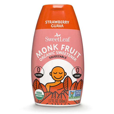 SweetLeaf Orange Passionfruit Liquid Monk Fruit - Monk Fruit Liquid Sweetener Drops, Organic Monk Fruit Extract, Zero Calorie Sweetener, Sugar Free, Keto Friendly, Erythritol Free - 1.7 Fl Oz