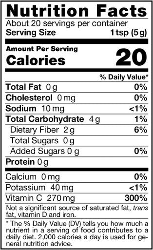 Organic Camu Camu Berry Powder | Naturally Energizing Immune Boosting Vitamin C, Antioxidants, And Proteins | Raw, Pure, Gluten Free, Vegan, Non GMO Peruvian Camu Camu Powder by Alovitox | 3.5 oz Bag