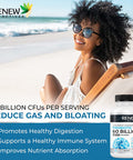 Renew Actives New Probiotics 60 Billion Cfu With Maktrek Bi-Pass Technology, Probiotics Made To Survive Stomach Acid With Advanced Absorption For Digestive Health, Immunity, & 60 Capsules!
