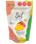 SOL SIMPLE Organic Dried Mango | 6oz Snack Pack (2 Bags Total) | One Ingredient | Vegan | Non-GMO | No Added Sugar | Fair Trade | Dried Fruit | Mango