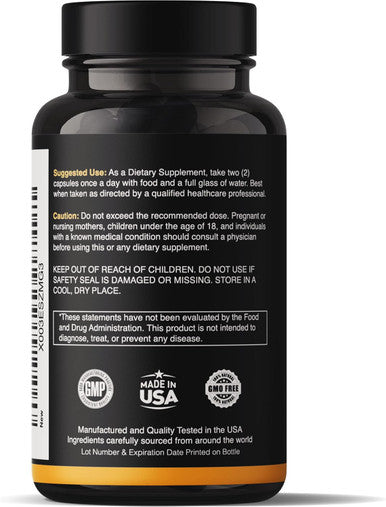 Natgrown Ashwagandha Maca Root Fenugreek Extract Capsules Supplement For Men & Women - Vegan Pills - (120 Count)