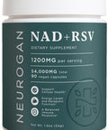 Neurogan Nad+ With Resveratrol Capsules 1:1 Ratio 1200 Mg - 90 Count Cellular Health, Immune Function, Energy Supplements, Promotes Healthy Aging Adenine Dinucleotide For Vitality