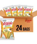 Sensible Portions Garden Veggie Snacks - Veggie Straws, Snack Size, Apple Cinnamon, 1 Oz (Pack of 24)