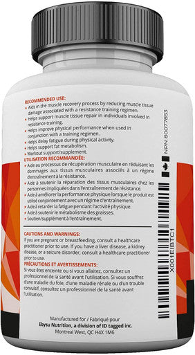 EBYSU L-Carnitine L-Tartrate Supplement - 180 Capsules - Workout Support Supplements (500mg)
