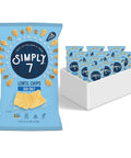 Simply 7 Lentil Chips Sea Salt 4ounce Bags (Pack of 12)
