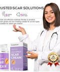 Advanced Scar Cream, 1.7 Oz(50Ml) Large Capacity, Silicone Scar Gel For After Surgical, C-Section, Stretch Marks, Keloids, Burns, Effective On Old & Scars,Lavender Scent