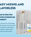 Energievoll Bovine Colostrum Supplement Powder 50 Servings 3000 Mg