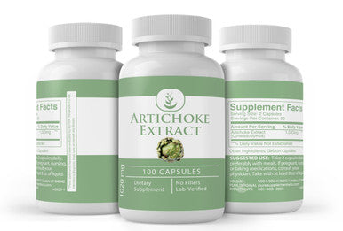 PURE ORIGINAL INGREDIENTS Artichoke Extract (100 Capsules) Always Pure, No Additives Or Fillers, Lab Verified