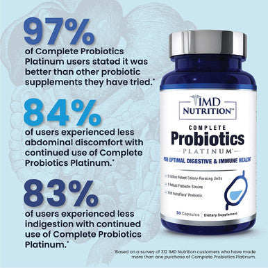 1MD Nutrition Complete Probiotics Platinum 11 Strains 30 Capsules