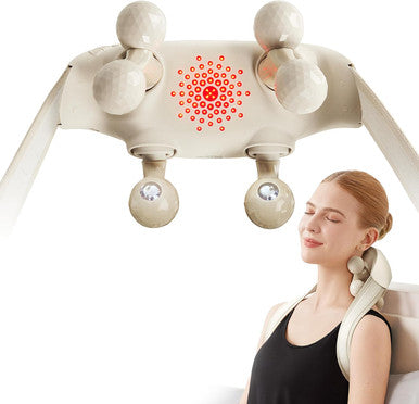 Skg Neck Massager For Pain Relief Deep Tissue Fsa Hsa Eligible 6D Kneading Shiatsu Neck Massager With Heat, Massager For Neck And Shoulder Pain, Gifts For Man And Woman, H7 Ultra
