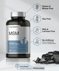 MSM Supplement Capsules | 1000mg | 250 Count | Non-GMO and Gluten Free Formula | Methylsulfonylmethane | by Horbaach