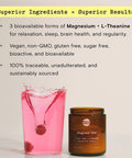 Magnesi-Om by Moon Juice | Magnesium Powder Supplement for Natural Calm, Sleep & Regularity | Magnesium Acetyl Taurinate, Magnesium Gluconate, Magnesium Citrate, L-Theanine | Sugar Free Berry Flavor