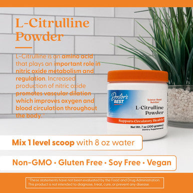 Doctor's Best L-Citrulline Powder 7 oz (200 g)