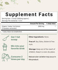 Micro Ingredients Organic Turkey Tail Mushroom Powder (50:1 Extract) 8 Ounce | ze Dried with Active Polysaccharides Supports Immune Response & Cellular Level Pet Friendly