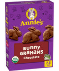 Annie's Organic Friends Bunny Grahams, Chocolate Chip, Chocolate, and Honey Baked Graham Snacks, 11.25 oz