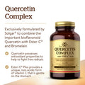 Solgar Quercetin Complex With Ester-C Plus Unique Synergistic Formulat Immune Health Support 100 Vegetable Capsules