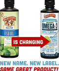Barlean's Omega Swirl Ultra High Potency Omega-3 Fish Oil Supplement Key Lime 16 Fl Oz