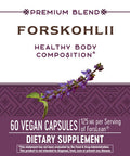Nature's Way Forskohlii Standardized ForsLean 20% Forskolin, 125 mg per serving of ForsLean, Natural, 60 Count
