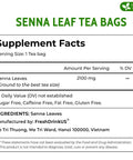 FreshDrinkUS, Premium 50 Mulberry Leaf Tea Bags, 100% Natural & Pure from Mulberry Leaves. Herbal Tea. Made with Natural Material Tea Bags. No Sugar, No Caffeine, No Gluten, Vegan.