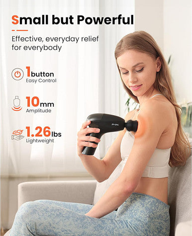 Bob And Brad Massage Gun, Uni Mini Massage Gun Deep Tissue Muscle Massage Gun, 10Mm Amplitude Professional Handheld Percussion Massage Gun, Gifts For Women Men Mom Dad, Fsa And Hsa Eligible