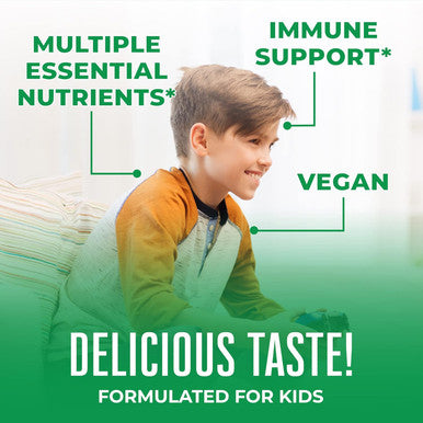 Maryruth Organics Multivitamin Multimineral Vita-Beans for Kids | Vegan Chewable Vitamins for Ages 4+ | Immune Support | Bone Health | Raspberry Flavor | 60 Count