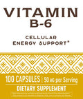 Nature's Way Vitamin B-6, 50 mg per serving