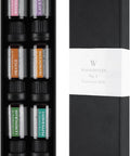 Aromatherapy Oils 100% Pure Basic Essential Oil Gift Set by Wasserstein (Top 8, 10ml)