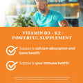 DoctorS Best Vitamin D3 And K2 Supplement For Men and Women Vitamin D3 5000 Iu + K2 As Mk7 Bone Health Support Gluten Non Gmo Vegetarian Capsules 60 Veg Caps