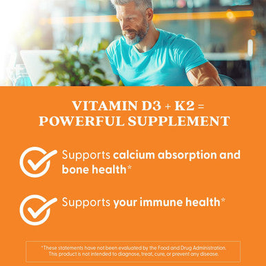 Doctor'S Best Vitamin D3 + K2 (Vitamin K2 As Mk-7) Supports Bone Tissue and Arterial Health Calcium Absorption 0 Non-Gmo Gluten Vegetarian 5000 Iu 60 Veggie Caps