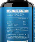 Neurogan Spermidine Pro Supplements Capsules - Enhanced Absorption For Cellular Regeneration, Energy, Healthy Aging & Focus - Spermidine Supplements For Women & Men, Take 1 Daily (50Mg, 120 Capsules)