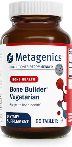 Metagenics Bone Builder Vegetarian - Bone Building Supplement - Bone Health with Magnesium & Calcium - Vegetarian Mineral Support - for Men & Women - 90 Servings