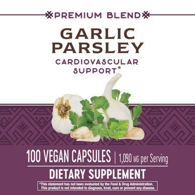 Nature's Way Garlic Parsley, 1,090 mg per serving, 100 Capsules