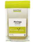 Banyan Botanicals Moringa Leaf Powder - Usda Certified Organic - Moringa Oleifera - Sun Dried - Raw Herbal Superfood - Natural Energy Boost For Optimal Wellness *