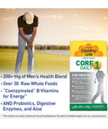 Country Life Core Daily-1 Multivitamin For Men 50+ Energy Support 60 Tablets 2 Month Supply Certified Gluten Free