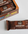 On Target Living Chocolate Almond Butter Nutrition Bar - Healthy Snack with Almonds, Dates, Honey, Dark Chocolate, and Superfoods - 12-Pack