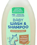 Rite Aid Baby Wash & Shampoo With Oat - 18 Fl Oz, Tear-Free And Hypoallergenic