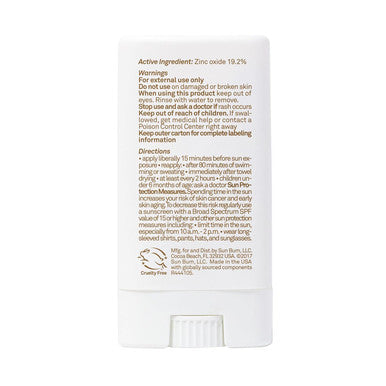 Sun Bum Mineral SPF 50 Face Stick Sunscreen Water-Resistant Broad Spectrum Sunblock with Vitamin E |Travel Friendly 0.53 oz