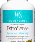 WomenSense EstroSense by Natural Factors Natural Supplement to Support Estrogen and Hormone Balance During PMS or Menopause Vegan NonGMO 120 Capsules