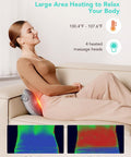 Skg Shiatsu Back Massager For Pain Relief Deep Tissue Gifts For Men Women Dad Mom With Heat Cordless 4D Kneading Back Massager For Upper And Lower Back