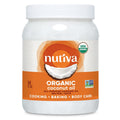Nutiva Organic Steam-Refined Coconut Oil, 15 Fl Oz, USDA Organic, Non-GMO, Vegan, Keto, Paleo, Neutral Flavor and Aroma for Cooking & Natural Moisturizer for Skin and Hair