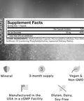 Codeage Liposomal Zinc Supplement 3 Month Supply One Per Day - 50 Mg Zinc Gluconate Vitamin Pills - Essential Mineral Supplements Zinc Plus Liposomal Delivery Matrix - Vegan Non-Gmo - 100 Capsules