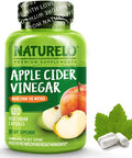 NATURELO Apple Cider Vinegar Capsules - Natural ACV with Mother Supplement for Men & Women for Detox, Cleanse and Weight Management - 120 Vegan Capsules