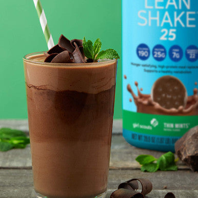 Gnc Total Lean Shake 25 Powder, Thin Mint - 1.8 Lb