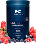 Kinetica Prefuel Pre Workout Supplement 5.9G Amino Acids & 2.3G Bcaa'S Per Serving 30 Servings Berry 300G